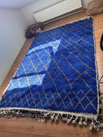 Authentiek Marokkaans tapijt, Huis en Inrichting, Stoffering | Tapijten en Vloerkleden, Blauw, Ophalen of Verzenden, 200 cm of meer