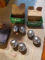 6 petanque ballen OBUT DOG loisir + houten cochonnet, Sport en Fitness, Ophalen of Verzenden, Gebruikt, Bal