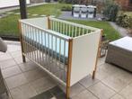 Babybedje Wit/Naturel met matras, Kinderen en Baby's, Ophalen, Gebruikt, Minder dan 140 cm, Matras