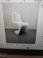 S stoel, Huis en Inrichting, Stoelen, Ophalen, Kunststof, Gebruikt, Wit