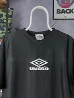 T-shirt vintage à grand logo Umbro - Noir Taille S-M hommes, Comme neuf, Noir, Taille 46 (S) ou plus petite, Enlèvement ou Envoi