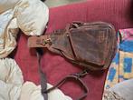 Lederen schoudertas, Ophalen of Verzenden, Zo goed als nieuw