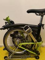 Brompton limoengroen/zwart -6 versnellingen - H-versie, Ophalen, Brompton, 14 tot 16 inch, Versnellingen