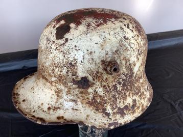 Casque stalhem M1916 recup chez l habitant Beyne Heusay ww1 beschikbaar voor biedingen