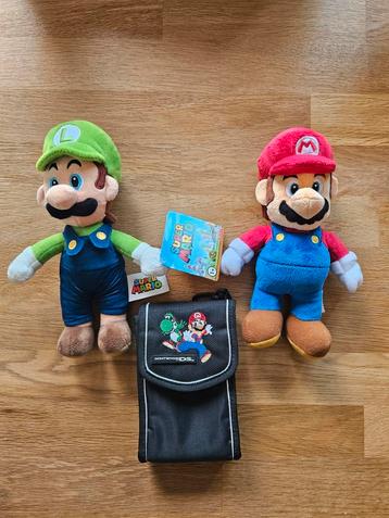 Mario en Luigi Knuffels en Mario opbergtasje  beschikbaar voor biedingen