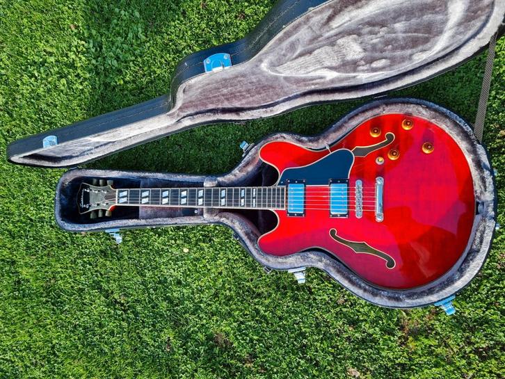 Eastman T486 semi-hollow body, Muziek en Instrumenten, Snaarinstrumenten | Gitaren | Elektrisch, Zo goed als nieuw, Hollow body