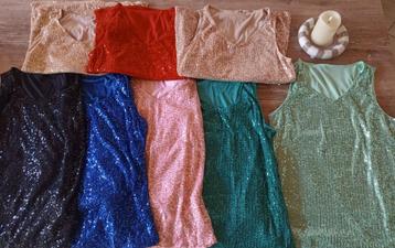 Tops à sequins femme – Neufs – Taille S et M – 15€/pièce beschikbaar voor biedingen