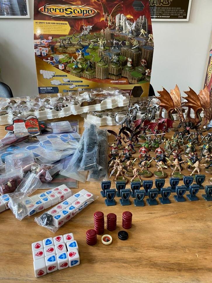 Heroscape, Hobby en Vrije tijd, Gezelschapsspellen | Bordspellen, Zo goed als nieuw, Vijf spelers of meer, Ophalen