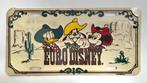 Vintage EURO DISNEY kentekenplaat, Verzamelen, Ophalen of Verzenden, Mickey Mouse, Nieuw, Plaatje of Poster