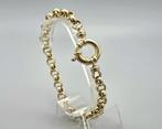 Gouden vintage jasseron armband. 2025/516, Ophalen of Verzenden, Zo goed als nieuw, Goud, Goud