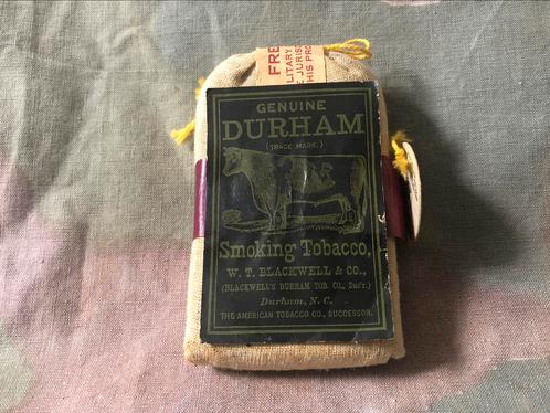US Army WW2 Durham tobacco, Verzamelen, Militaria | Tweede Wereldoorlog, Ophalen of Verzenden