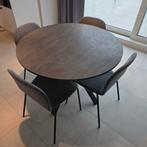 Ronde tafel met stoelen, Ophalen, Rond, Zo goed als nieuw, Vier personen