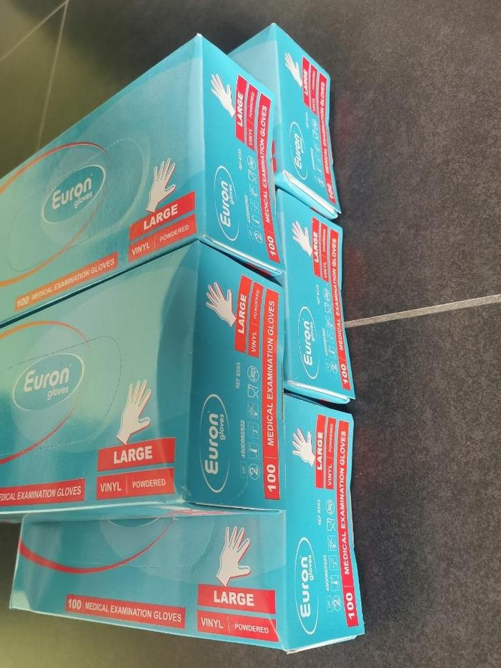 Wegwerphandschoenen - 8 dozen van 100 stuks, Diversen, Verpleegmiddelen, Nieuw, Ophalen of Verzenden