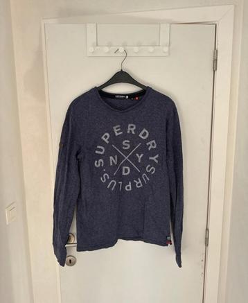 Pull à manches longues Superdry XL, Enlèvement ou Envoi, Autres couleurs, Taille 56/58 (XL), Comme neuf