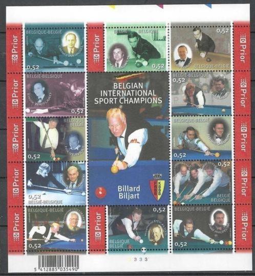 Belgie 2006 - Yvert 3488-3499 /OBP 3503-3514 - Biljart (PF), Postzegels en Munten, Postzegels | Europa | België, Postfris, Sport
