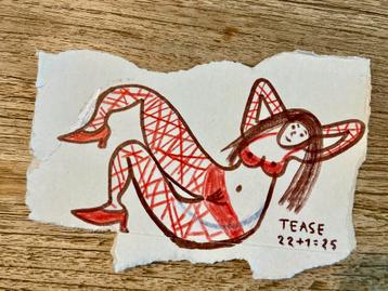 Erotische vrouw met littekening beschikbaar voor biedingen