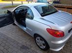 2005 Peugeot 206 Cabrio 1.6i Heel Proper Staat, Auto's, Peugeot, Zwart, Cabriolet, Leder, Handgeschakeld