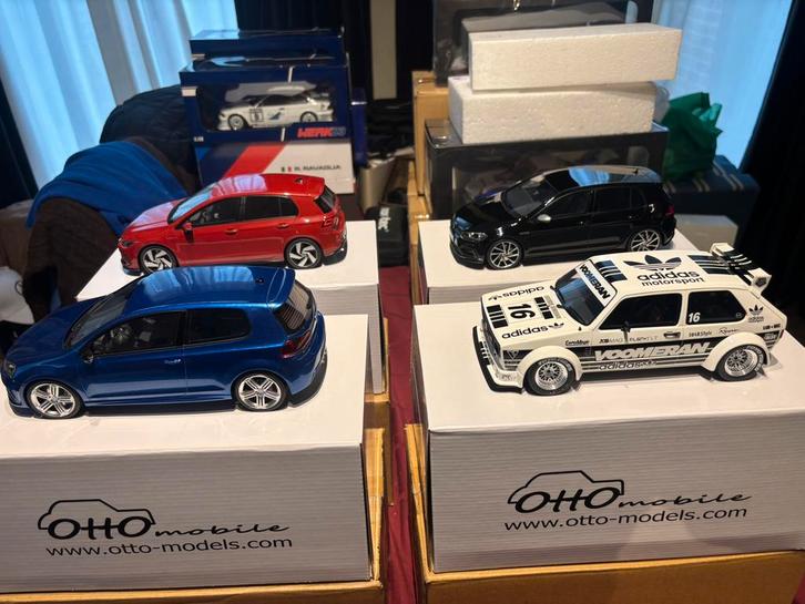 4 x vw golf gti en ‘t van Otto nieuw 1/18, Hobby en Vrije tijd, Modelauto's | 1:18, Nieuw, Ophalen of Verzenden