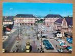 Postkaart Duitsland Karlsruhe Bahnhofplatz 3641, Verzamelen, Ophalen of Verzenden, Duitsland