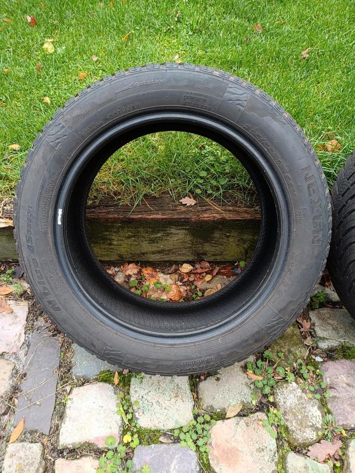 2 pneus Nexen 215 55 R17 98V 4 Seasons, Auto-onderdelen, Banden en Velgen, Band(en), All Season, 17 inch, 215 mm, Gebruikt, Ophalen