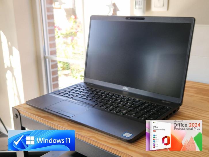 Win11 Dell 5500 i5 8x4.10Gz 256GB 16GB Office 2024, Computers en Software, Windows Laptops, Zo goed als nieuw, 15 inch, SSD, 4 Ghz of meer