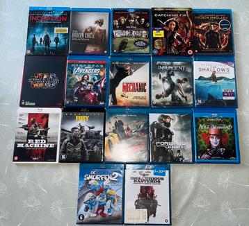 Bluray filmtoppers / blockbusters beschikbaar voor biedingen