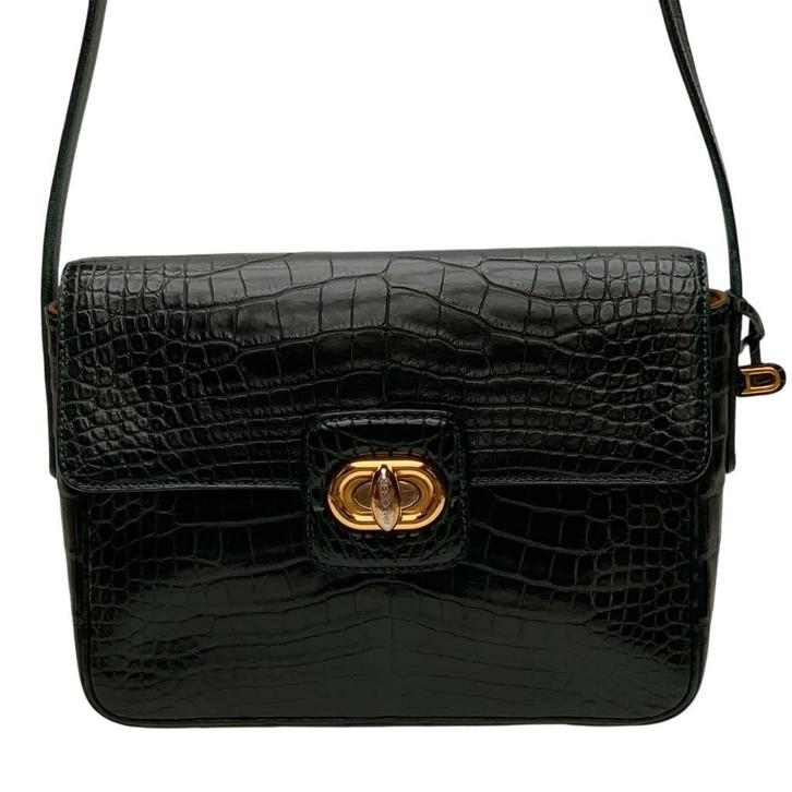 Handtas Delvaux in croco. Delvaux ook Louis Vuitton te koop., Handtassen en Accessoires, Tassen | Damestassen, Handtas, Ophalen of Verzenden