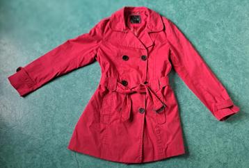 Manteau trench rouge taille M/L