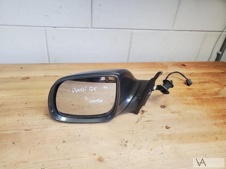 Audi Q5 2008 - 2014 spiegel links instaplicht grijs €150, Auto-onderdelen, Spiegels, Audi, Gebruikt, Ophalen of Verzenden