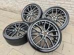 Bmw 405m 19inch 5x120 velgen met banden, Motoren, Ophalen