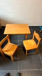 Tafel en twee stoelen peuter/kleuter, Comme neuf, Chaise(s), Enlèvement ou Envoi