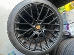 Jantes porsche avec pneus hiver continental, Auto-onderdelen, Ophalen, 20 inch, Winterbanden, Banden en Velgen
