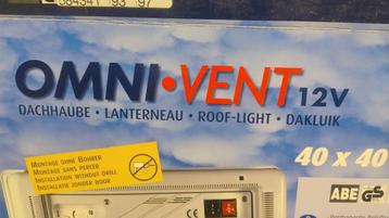 Dakluik 40x40 met ventilator omnivent NIEUW beschikbaar voor biedingen