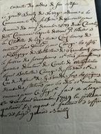 Document anciens 1789 Militaire  authentique, Livres, Enlèvement ou Envoi