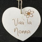 Houten hartje “Nonno”, Ophalen of Verzenden, Gebruikt
