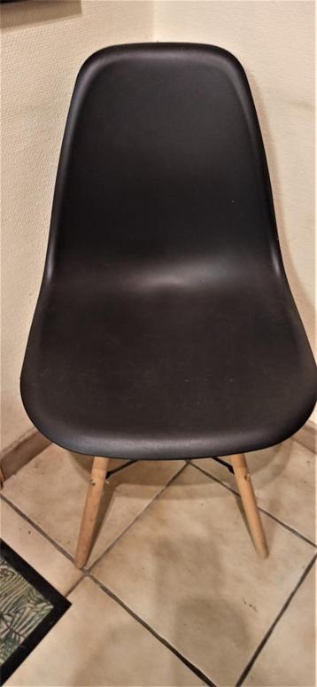 chaise scandinave noire, Comme neuf, Enlèvement, Scandinave, Bois