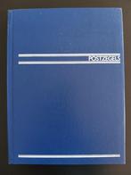 blauw postzegelalbum met 32 witte pagina's, Ophalen of Verzenden, Verzamelalbum