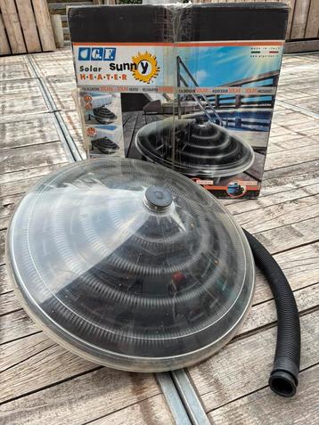 Chauffe-eau solaire à dôme pour piscine en parfait état beschikbaar voor biedingen