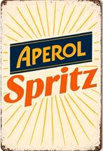 Reclamebord vintage Aperol Spritz - mancave poolhouse nieuw, Ophalen of Verzenden, Zo goed als nieuw, Reclamebord