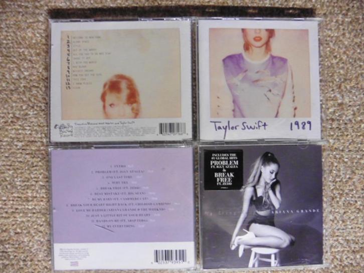 Taylor Swift + Ariana Grande cd pakketprijs, Cd's en Dvd's, Cd's | Pop, Zo goed als nieuw, 2000 tot heden, Ophalen of Verzenden