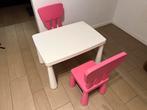 Kindertafel en stoelen - Ikea Mammut, Ophalen, Zo goed als nieuw, Tafel(s) en Stoel(en)