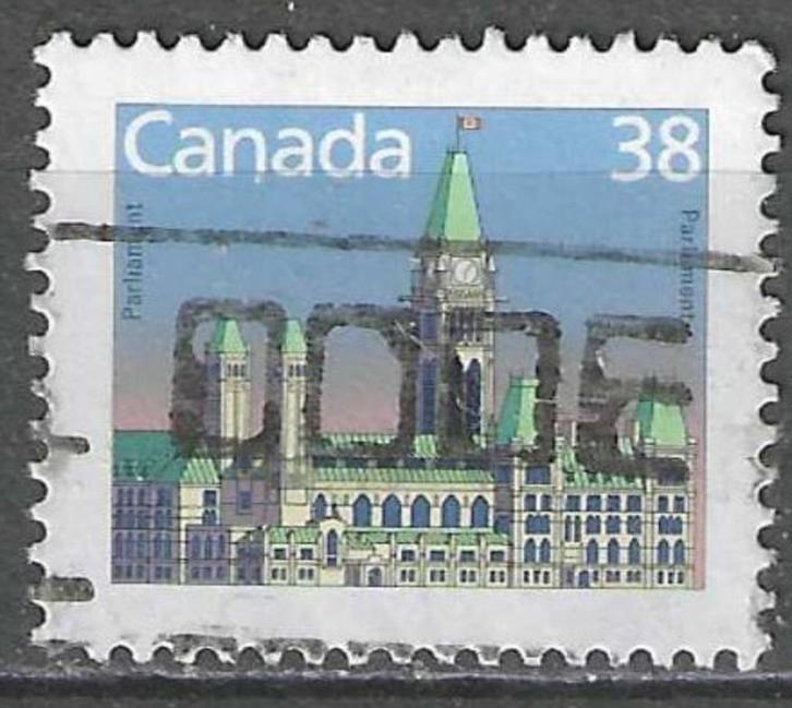 Canada 1988 - Yvert 1079 - Canadees Parlementsgebouw (ST), Postzegels en Munten, Postzegels | Amerika, Gestempeld, Verzenden