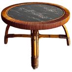 Sixties bamboe salontafel - Vintage coffeetable - Boho retro, Enlèvement