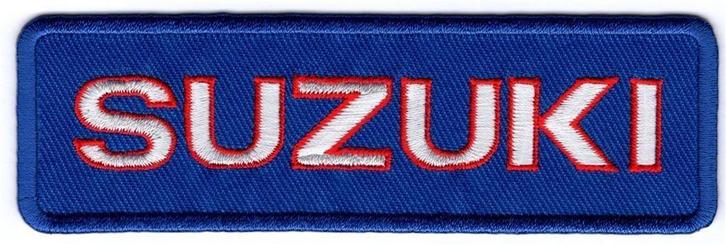 Suzuki stoffen opstrijk patch embleem #5, Motoren, Accessoires | Overige, Nieuw, Verzenden