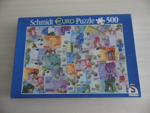 PUZZLE   500  PIÈCES       EURO    SCHMIDT, Hobby & Loisirs créatifs, Sport cérébral & Puzzles, Comme neuf, Puzzle, 500 à 1500 pièces