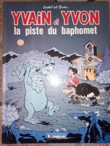 Yvain et Yvon La Piste du Baphomet Première édition, Une BD, Enlèvement, Comme neuf