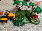 Fermier,tracteur et verger playmobil, Complete set, Gebruikt