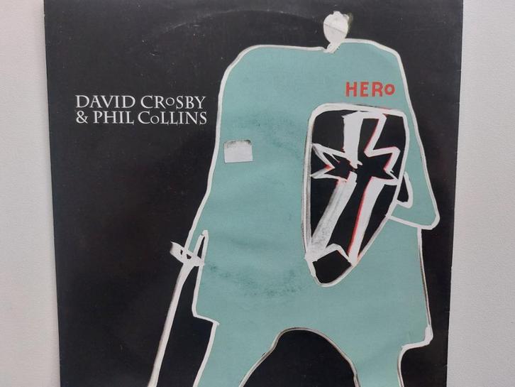 David Crosby & Phil Collins - Hero (1993 - lp version), Cd's en Dvd's, Vinyl Singles, Pop, Ophalen of Verzenden