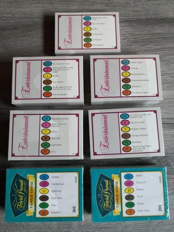 Nieuwe blokjes trivial pursuit vragenkaarten  beschikbaar voor biedingen