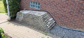 13,5 m2 Klaps klinkers 10x10 x 6 cm dik., Enlèvement, Utilisé, Briques